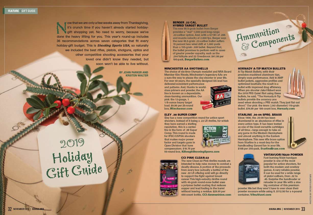 2019 Holiday Gift Guide | Shooting Sports USA