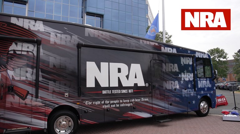 NRA Gun Bus Rolls Out of Fairfax on 63-Stop Battleground Tour | An NRA Shooting Sports Journal