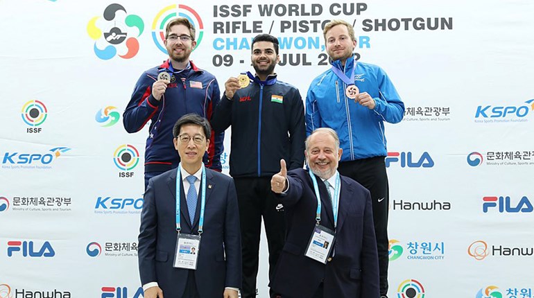 ISSF World Cup South Korea: Lucas Kozeniesky Earns Men’s Air Rifle Silver Medal
