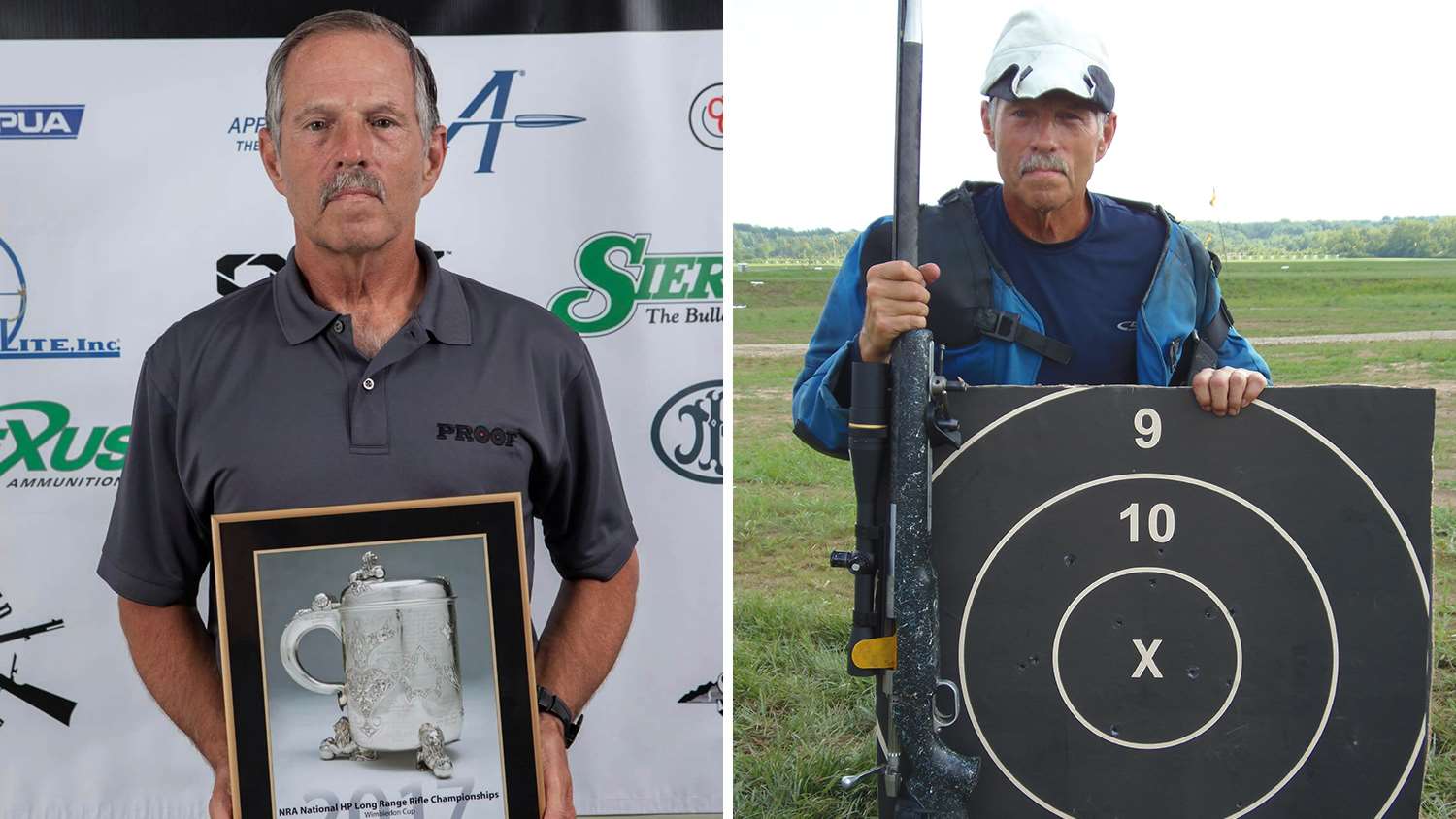 Norm Crawford at the 2017 NRA High Power Rifle Championships, Camp Atterbury, Indiana