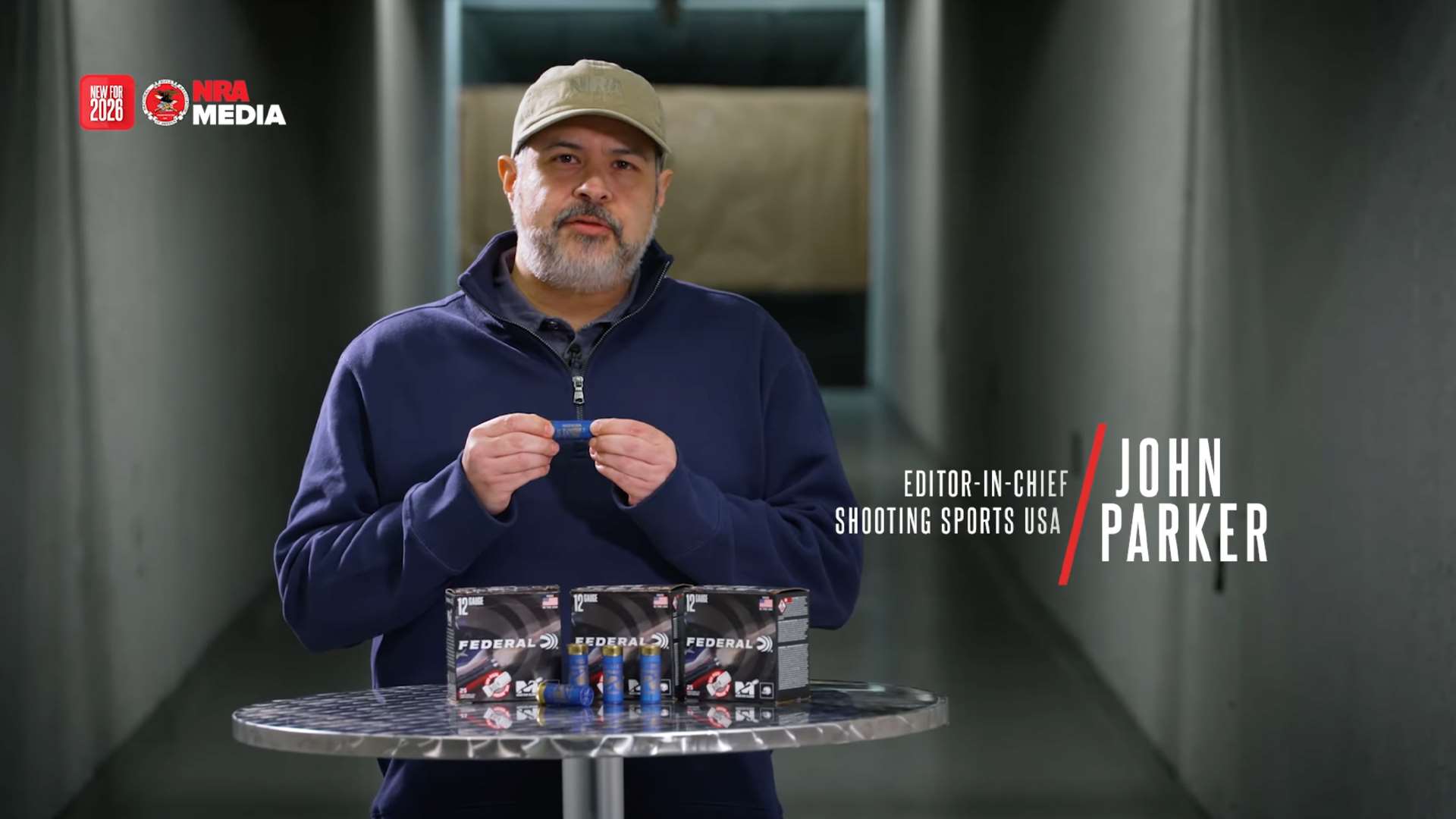 John Parker with Federal Master Class shotshells