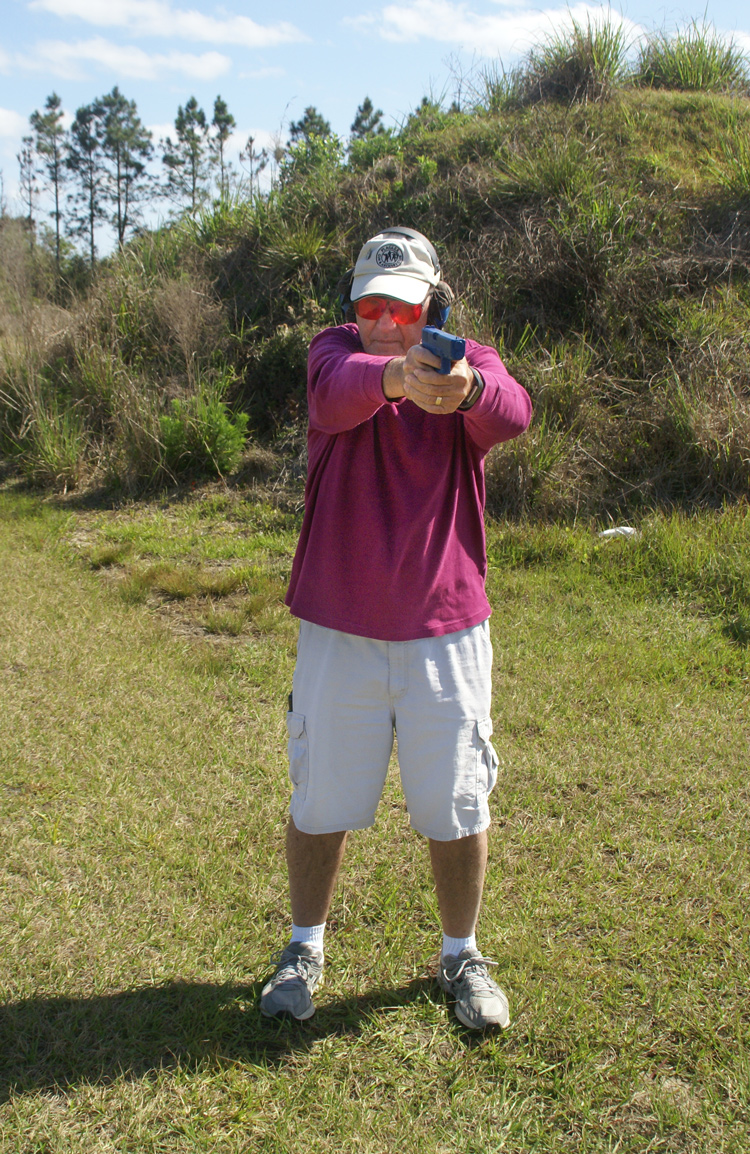 The Isosceles Stance is quick, instinctive, and works well for many shooters, especially with Minor caliber handguns