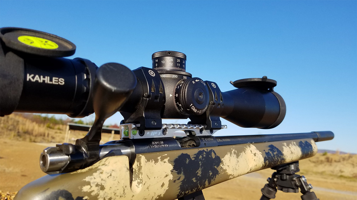 Rimfire optic rail and Kahles riflescope