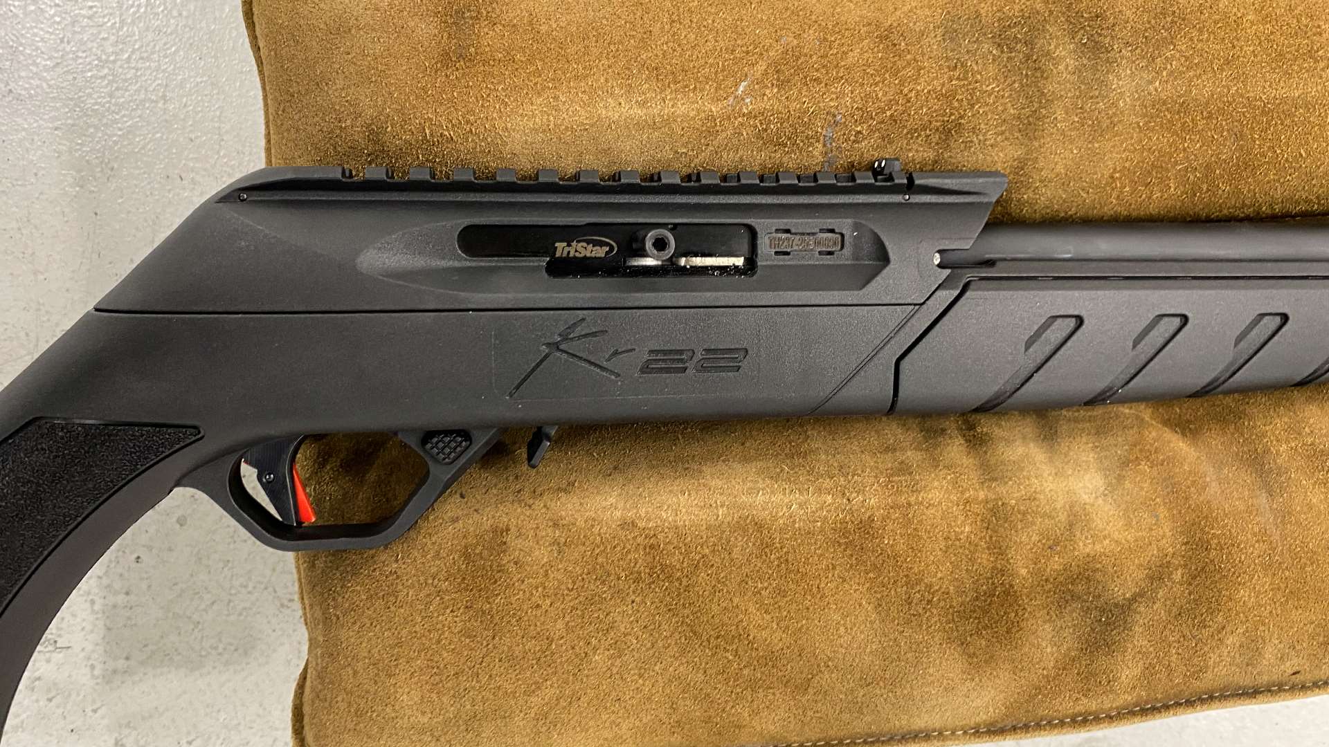 Close up view of TriStar Arms KR22 right side