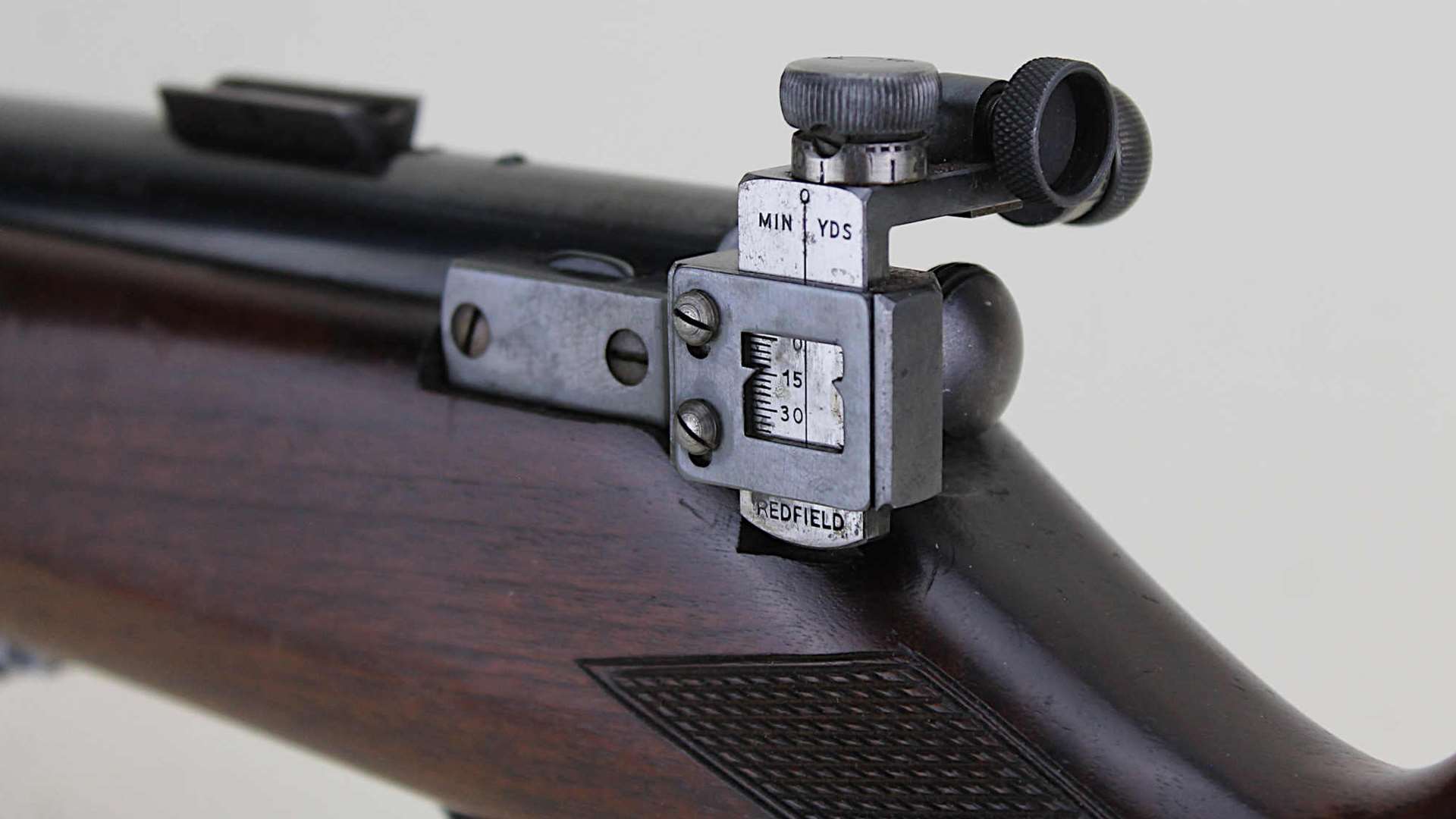 Redfield target sight on Model 19 rifle