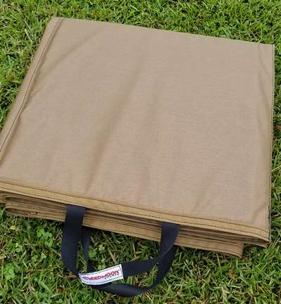 Creedmoor Bench and Field Shooting Mat folded up
