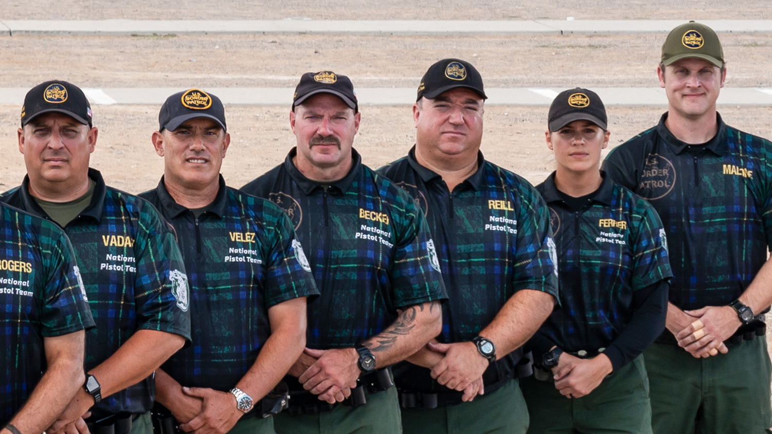 The new team jerseys are based on the U.S. Border Patrol official honor guard tartan.