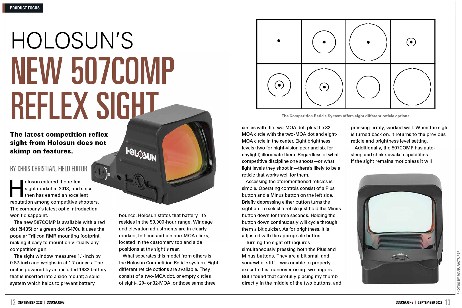 Holosun 507COMP reflex sight