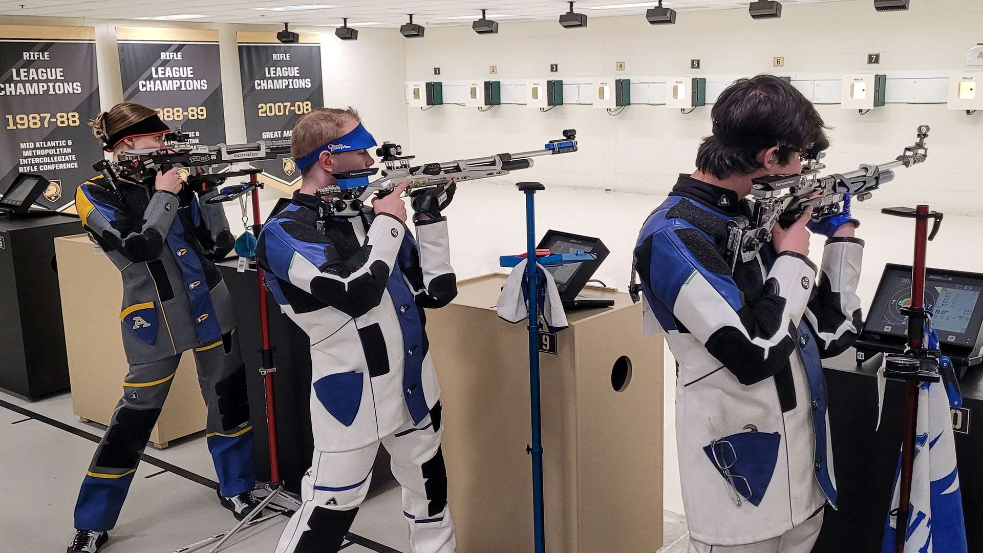 Akron Zips senior Natalia Siek competes in air rifle at the 2026 GARC Championship at West Point