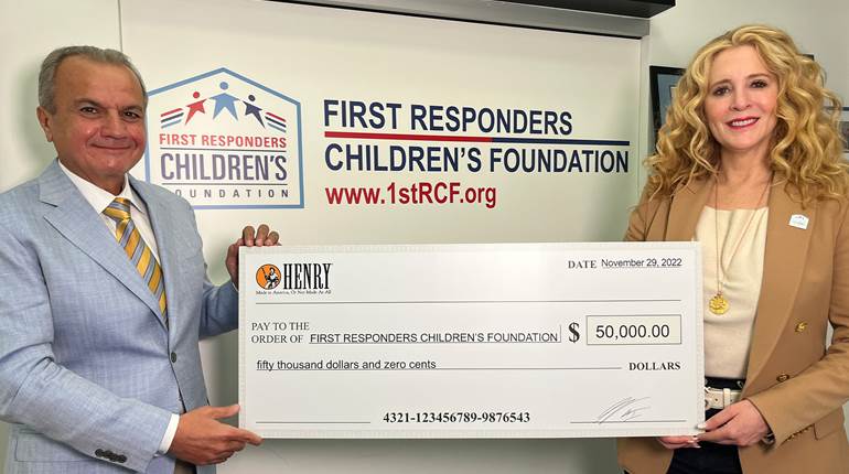 Henry Repeating Arms Makes $50,000 Donation To First Responders Children’s Foundation | An NRA Shooting Sports Journal