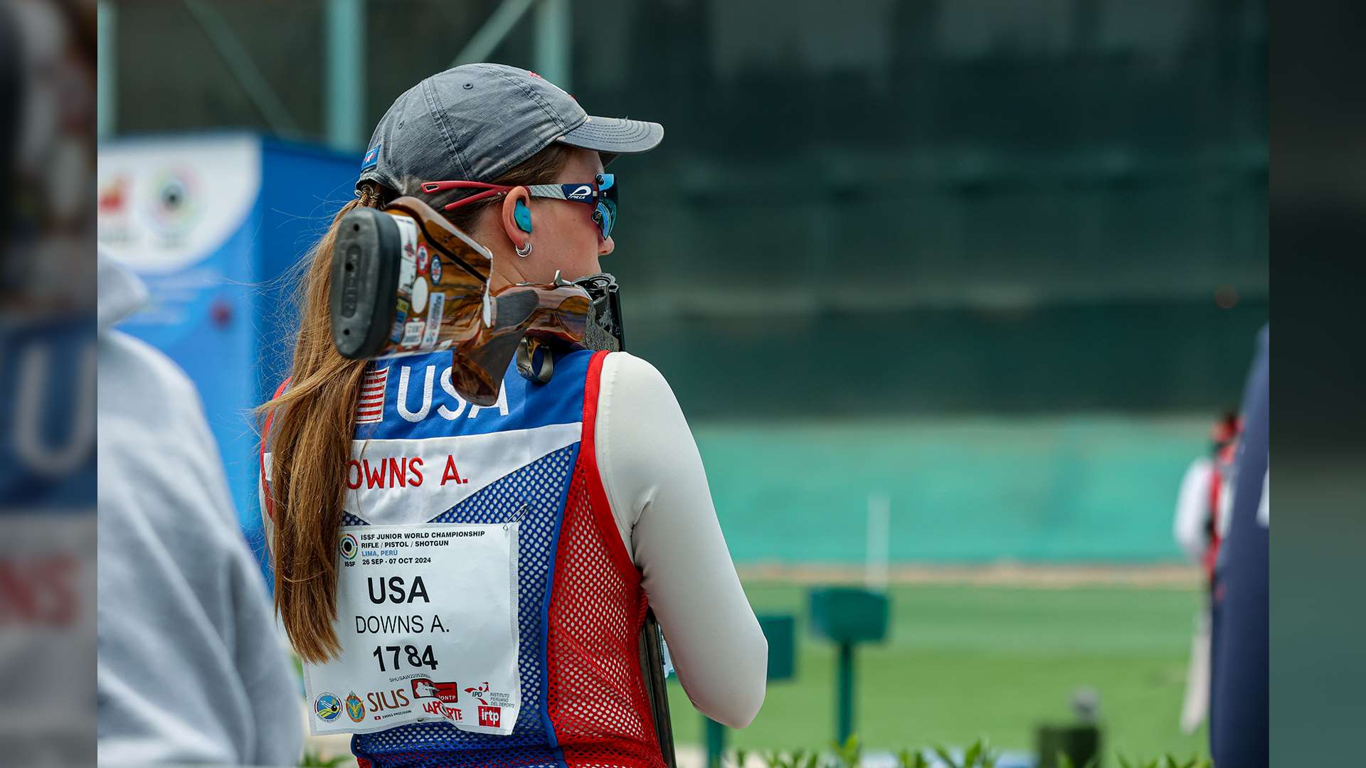 Ava Downs in competition