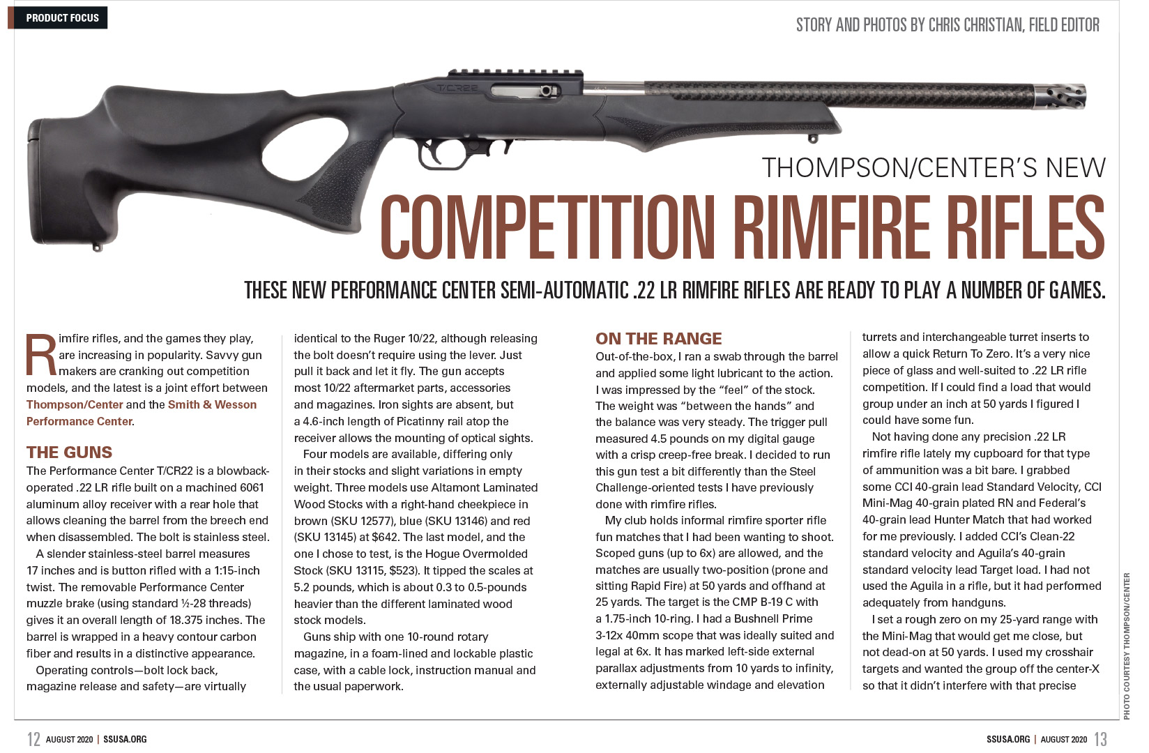 T/CR22 rimfire rifle review