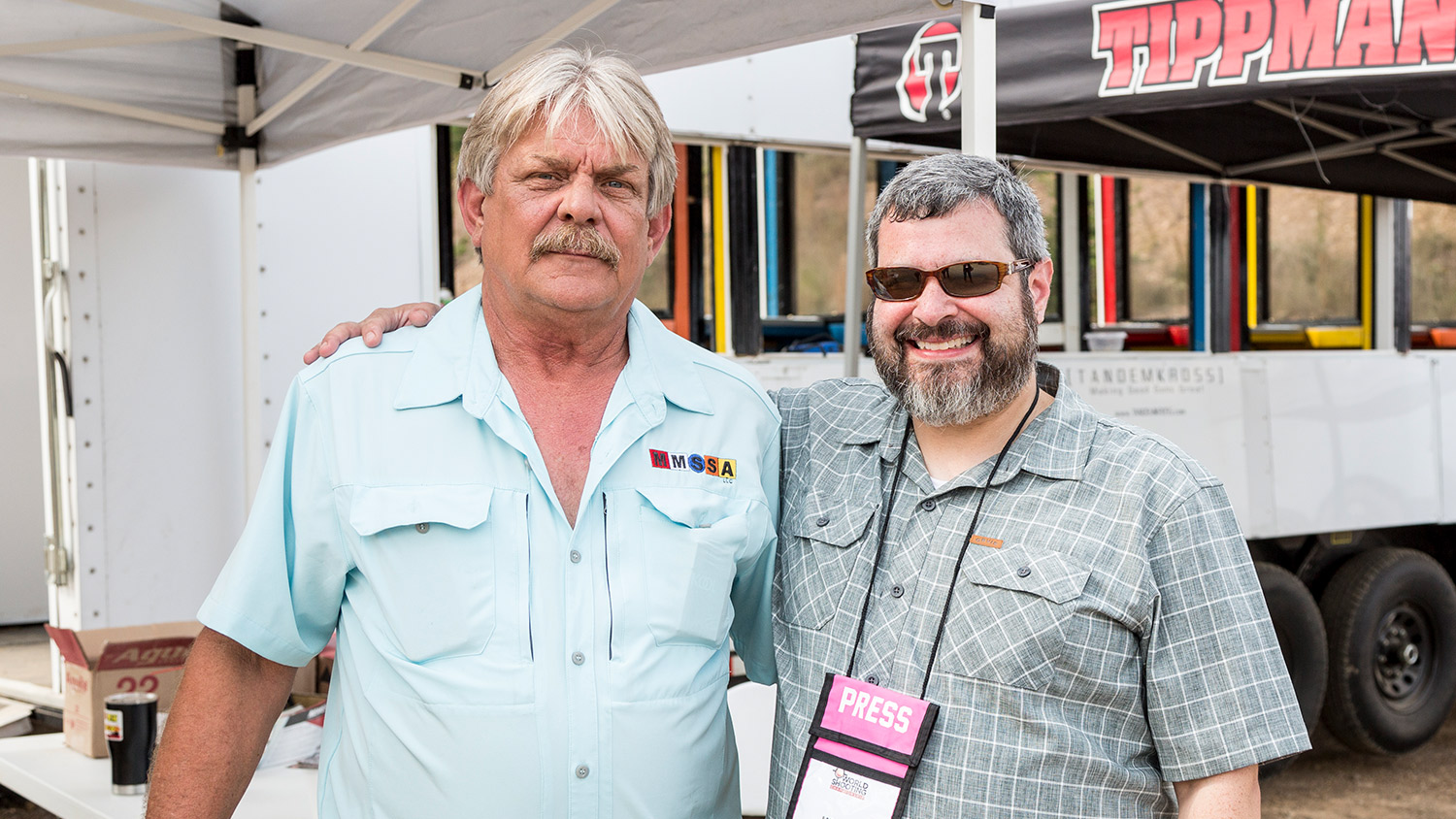 John Parker and Ed White at the 2019 NRA World Shooting Championship