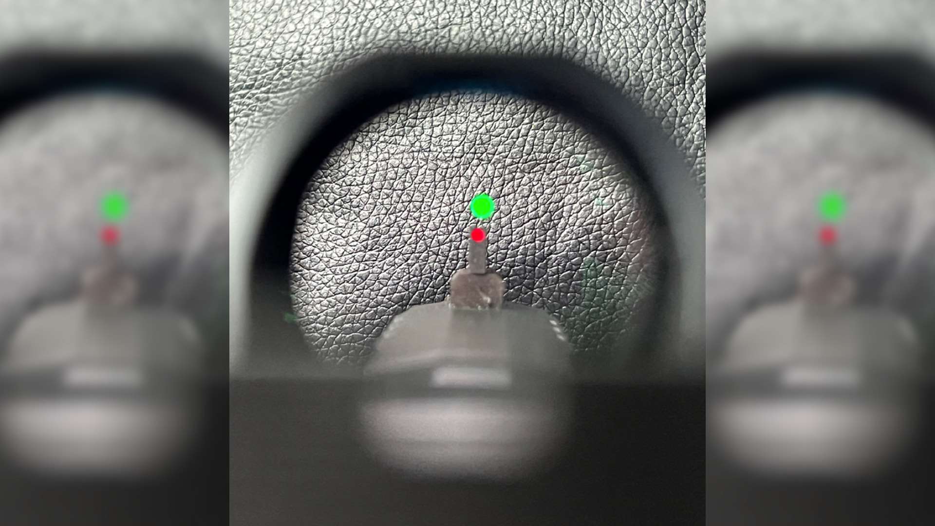 Green-dot reflex sight