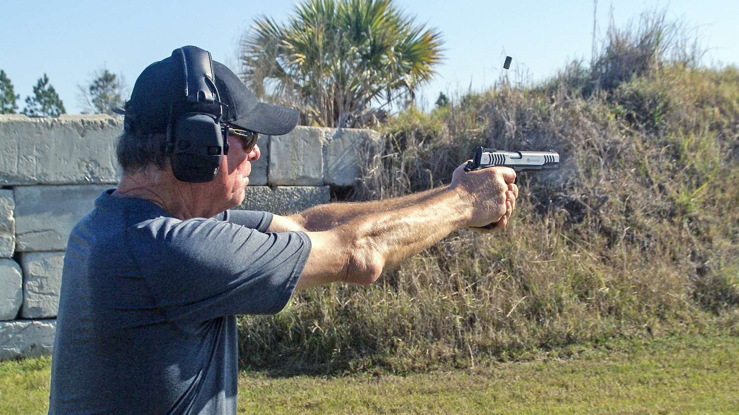 Veteran 1911 shooter John Reilly was one of several club members who were impressed with the Ruger Custom Shop 1911.