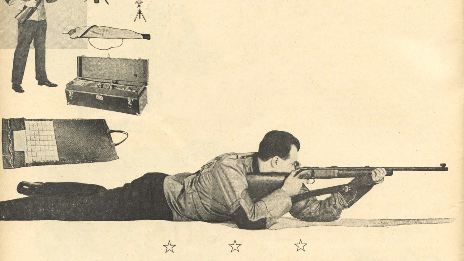 Smallbore rifle gear in the late 1940s