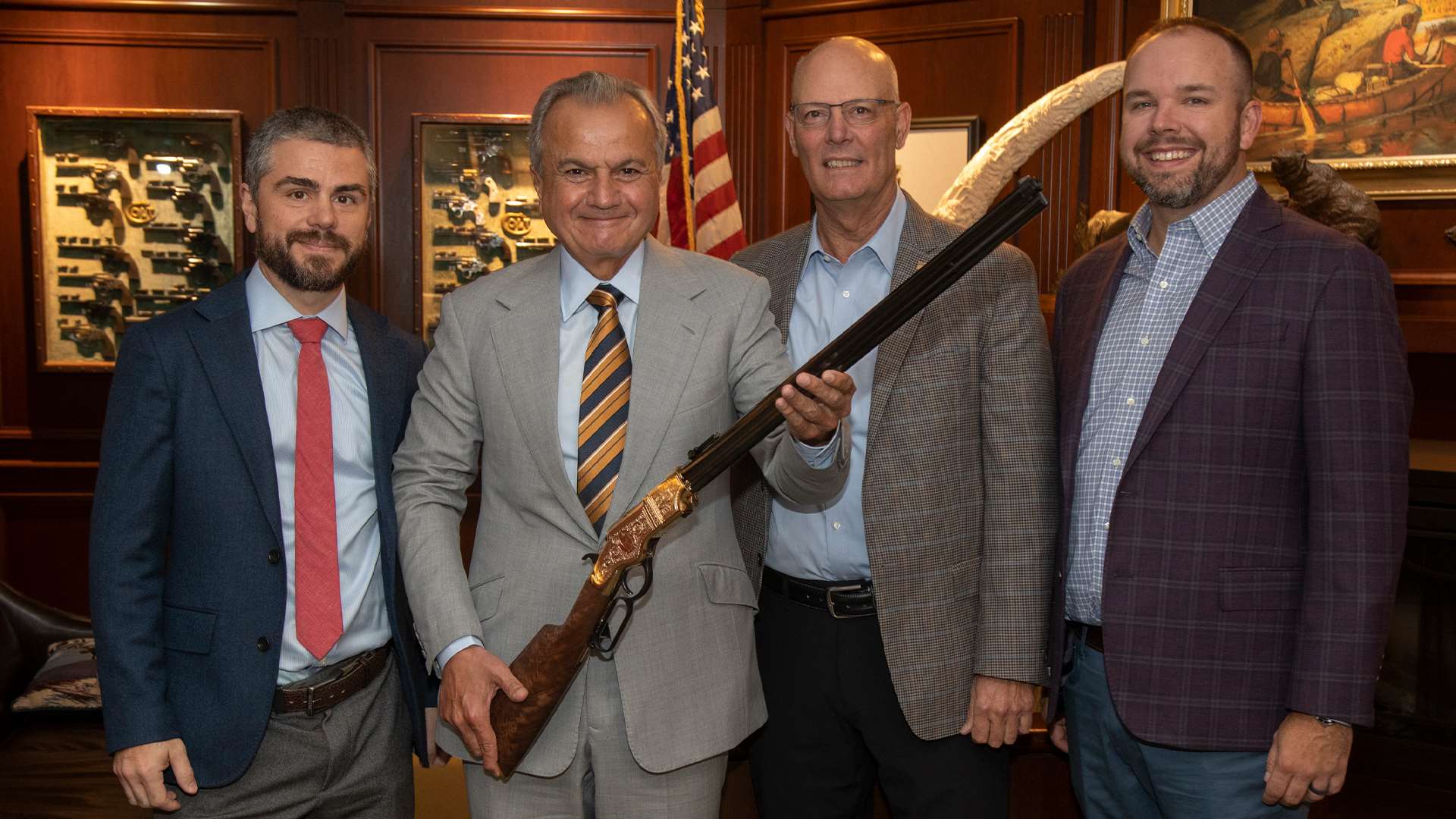 Anthony Imperato with NRA staff