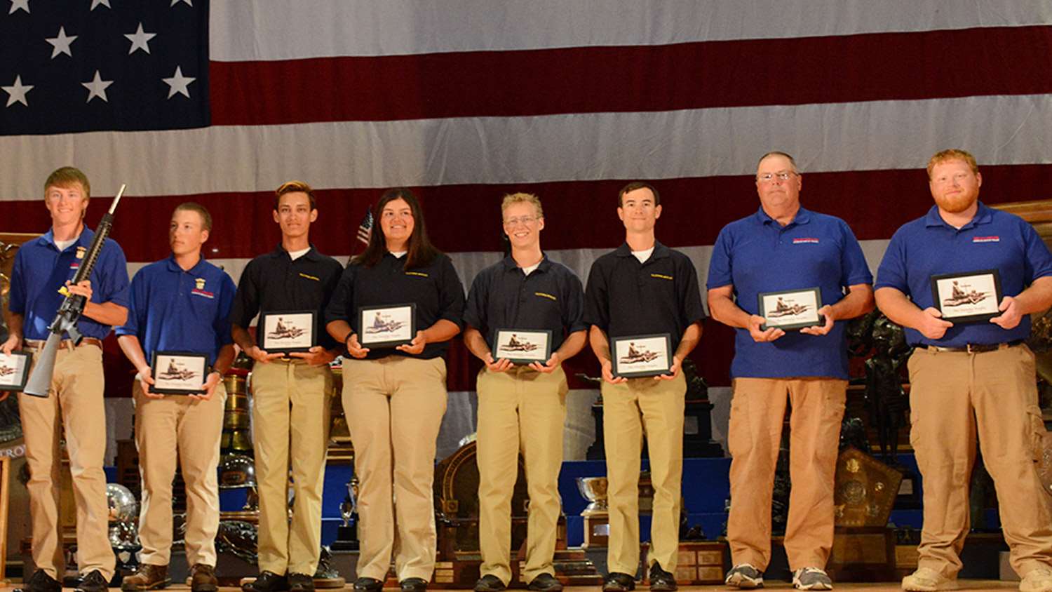 Brad Schoenemann was named to the 2019 honorary Junior Rifle team. He also earned the Col. Bill Deneke Trophy.