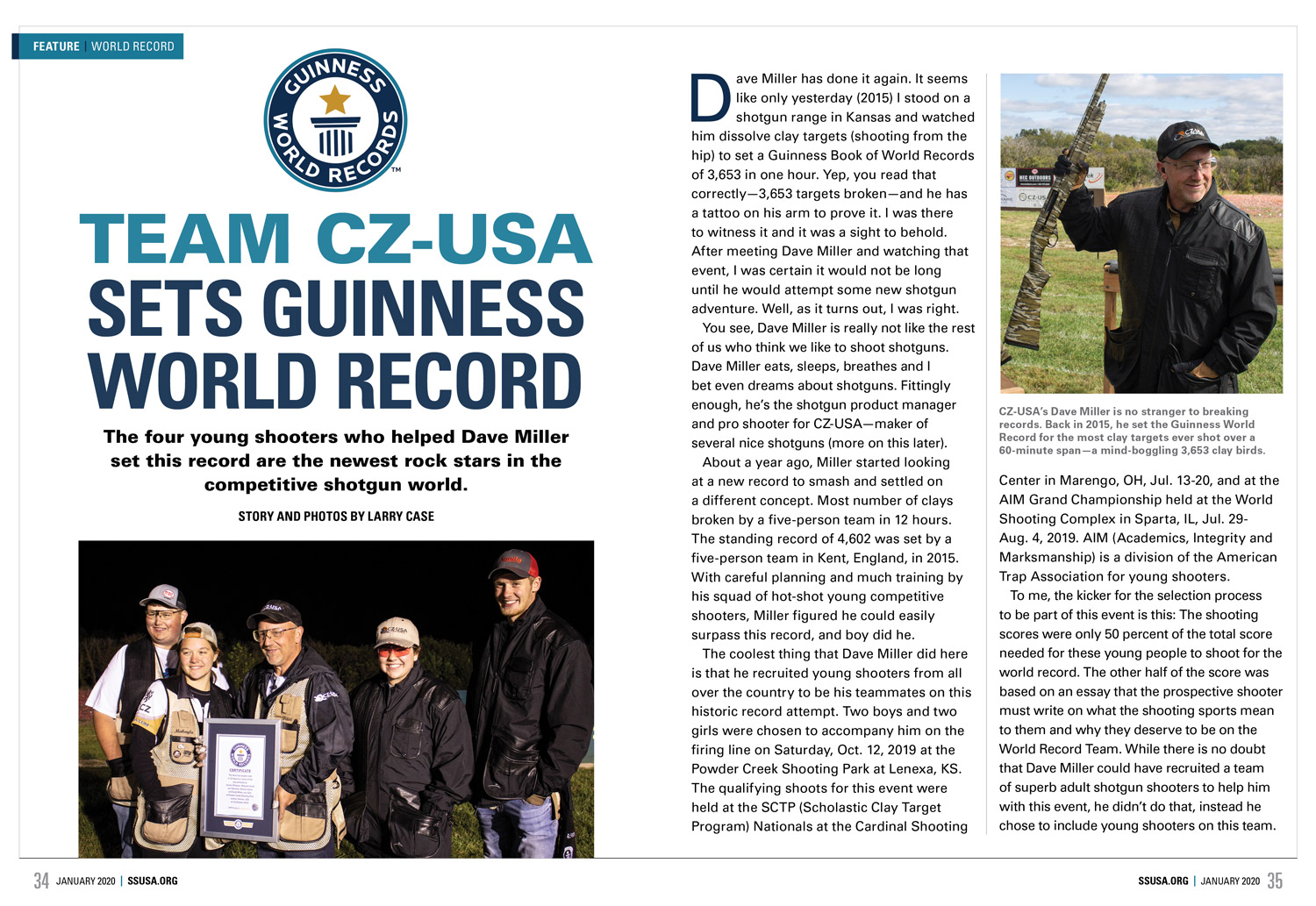 Team CZ-USA sets new Guinness World Record