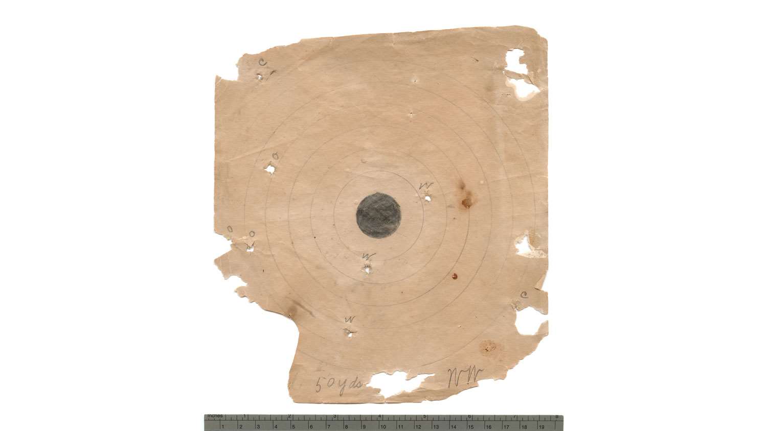 Wilbur Wright&#x27;s winning rifle target