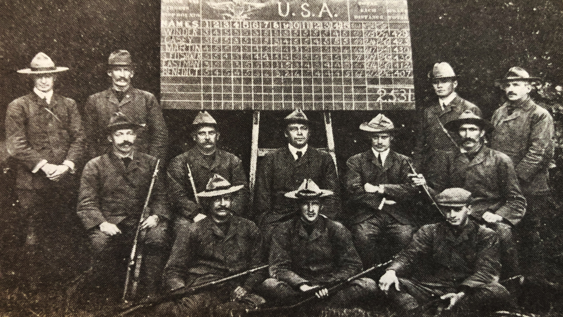 1908 U.S. Rifle Team at the London Olympic Games