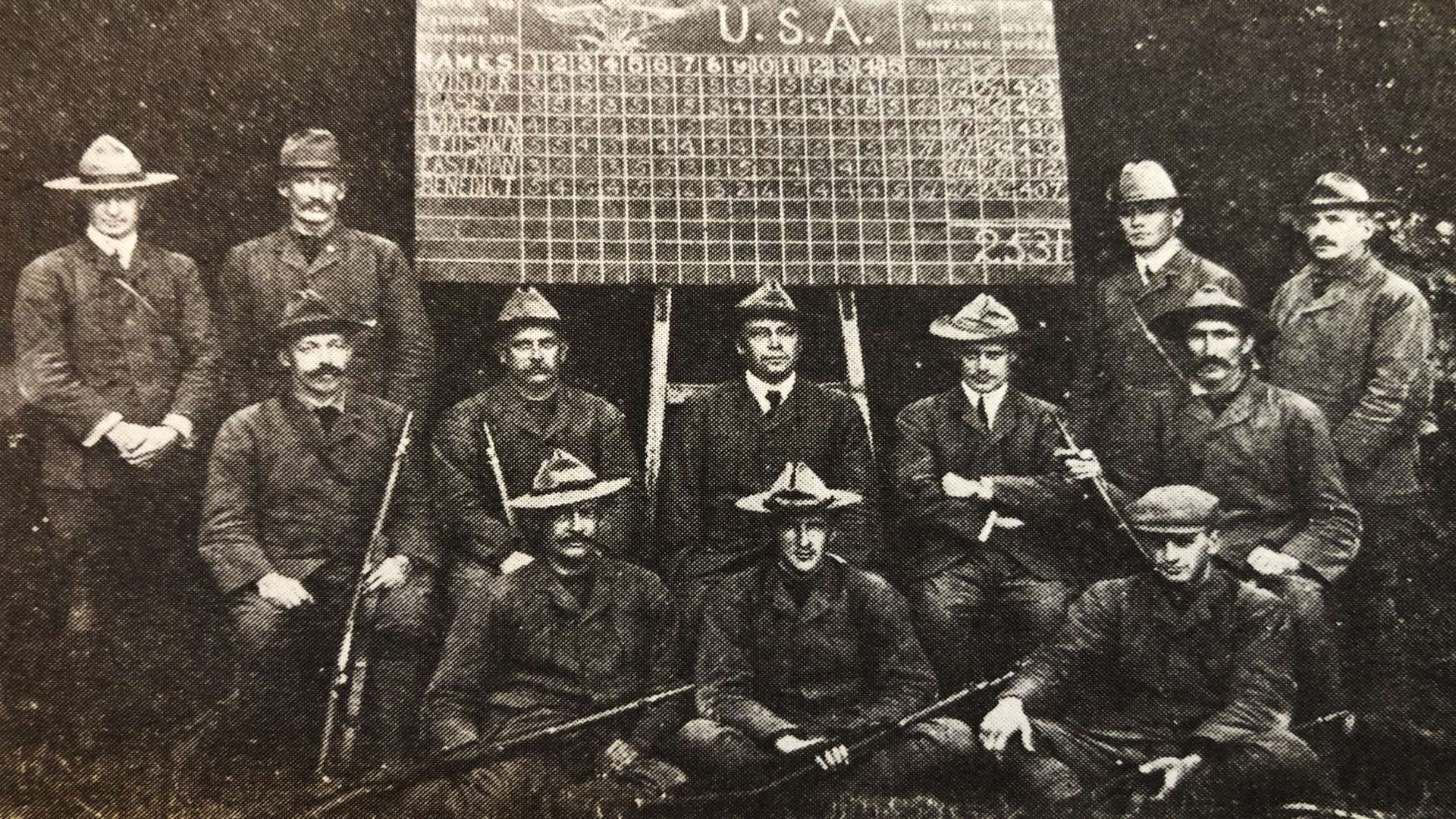 1908 U.S. Rifle Team at the London Olympic Games