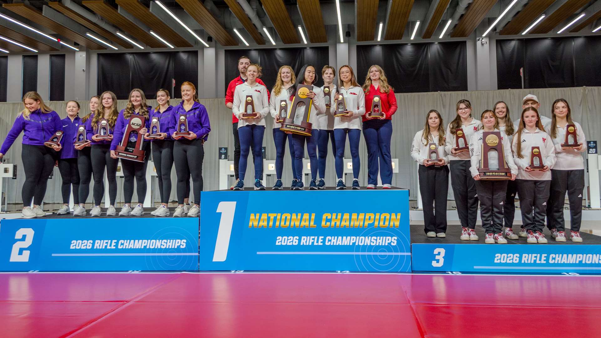 Ole Miss rifle team wins 2026 NCAA smallbore rifle title at Covelli Center in Columbus, Ohio