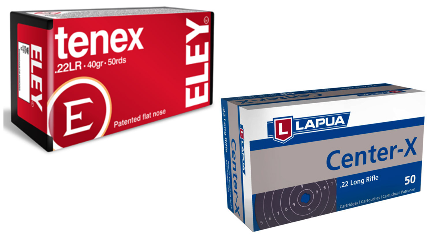 Eley tenex and Lapua Center-X