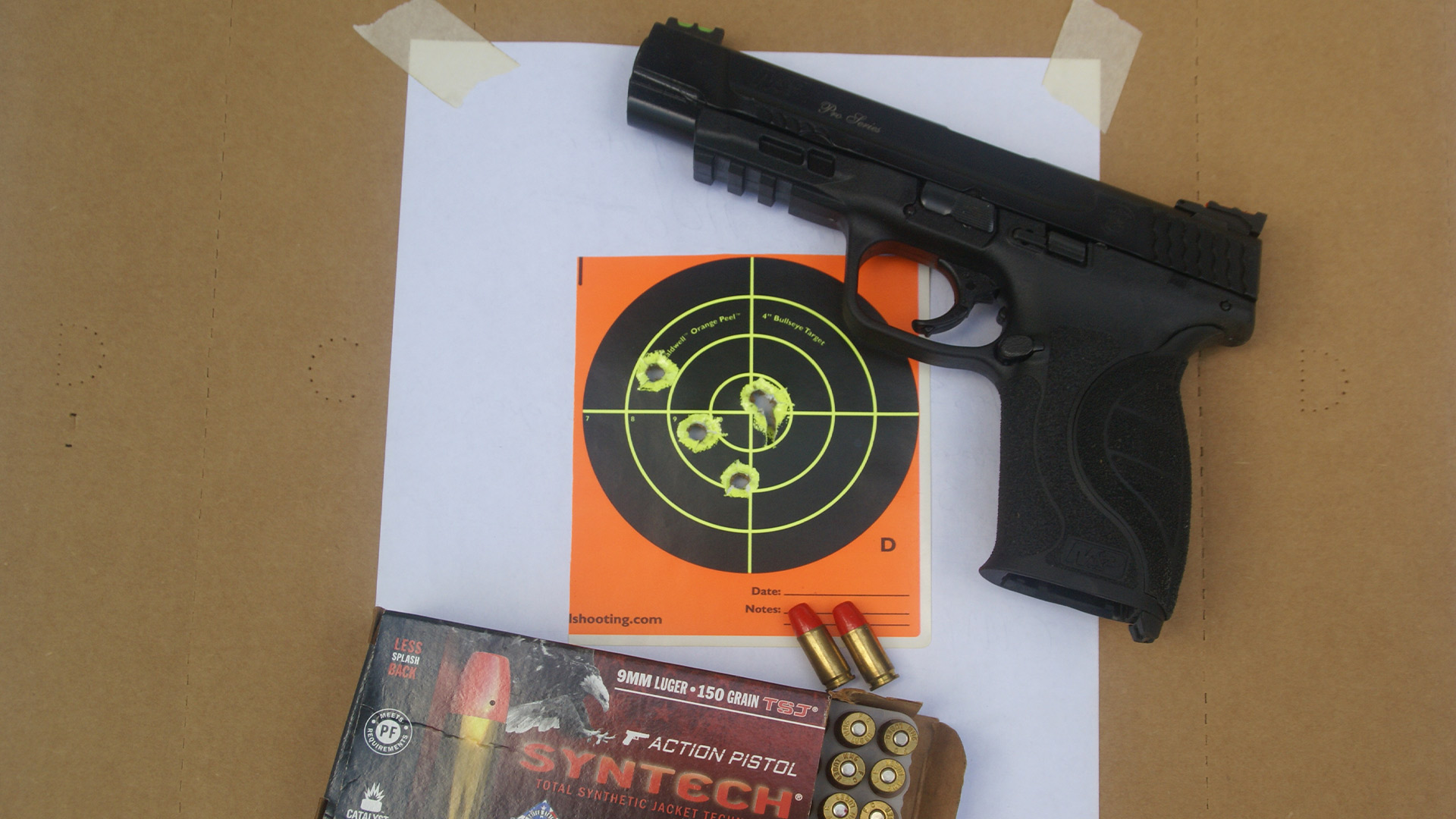 M&amp;P 9 M2.0 5-inch Barrel Pro Series accuracy with Syntech ammo
