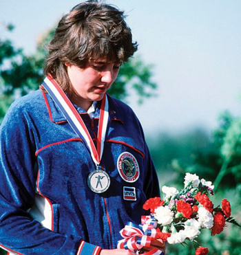 Pat Spurgin at the 1984 Olympics