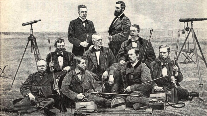 1874 U.S. rifle shooters