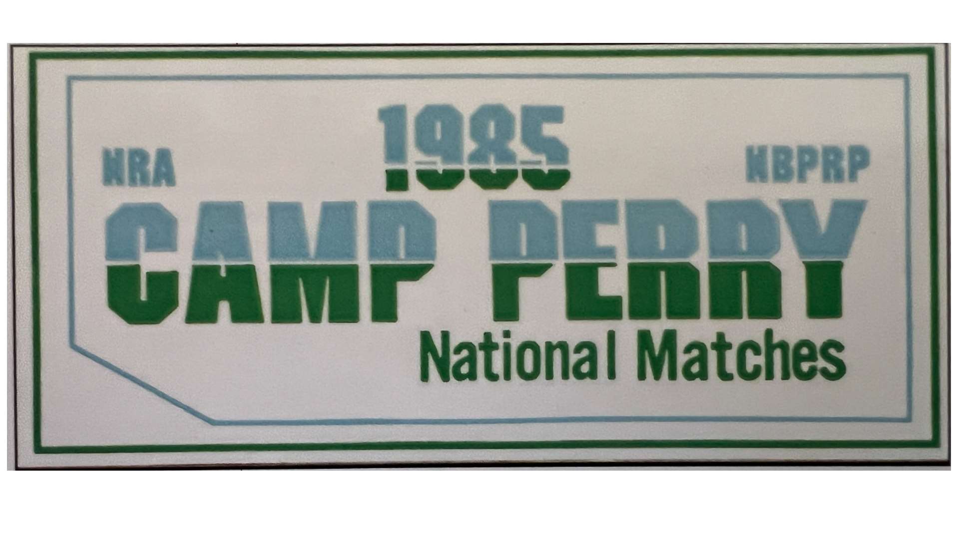 1985 Camp Perry National Matches logo