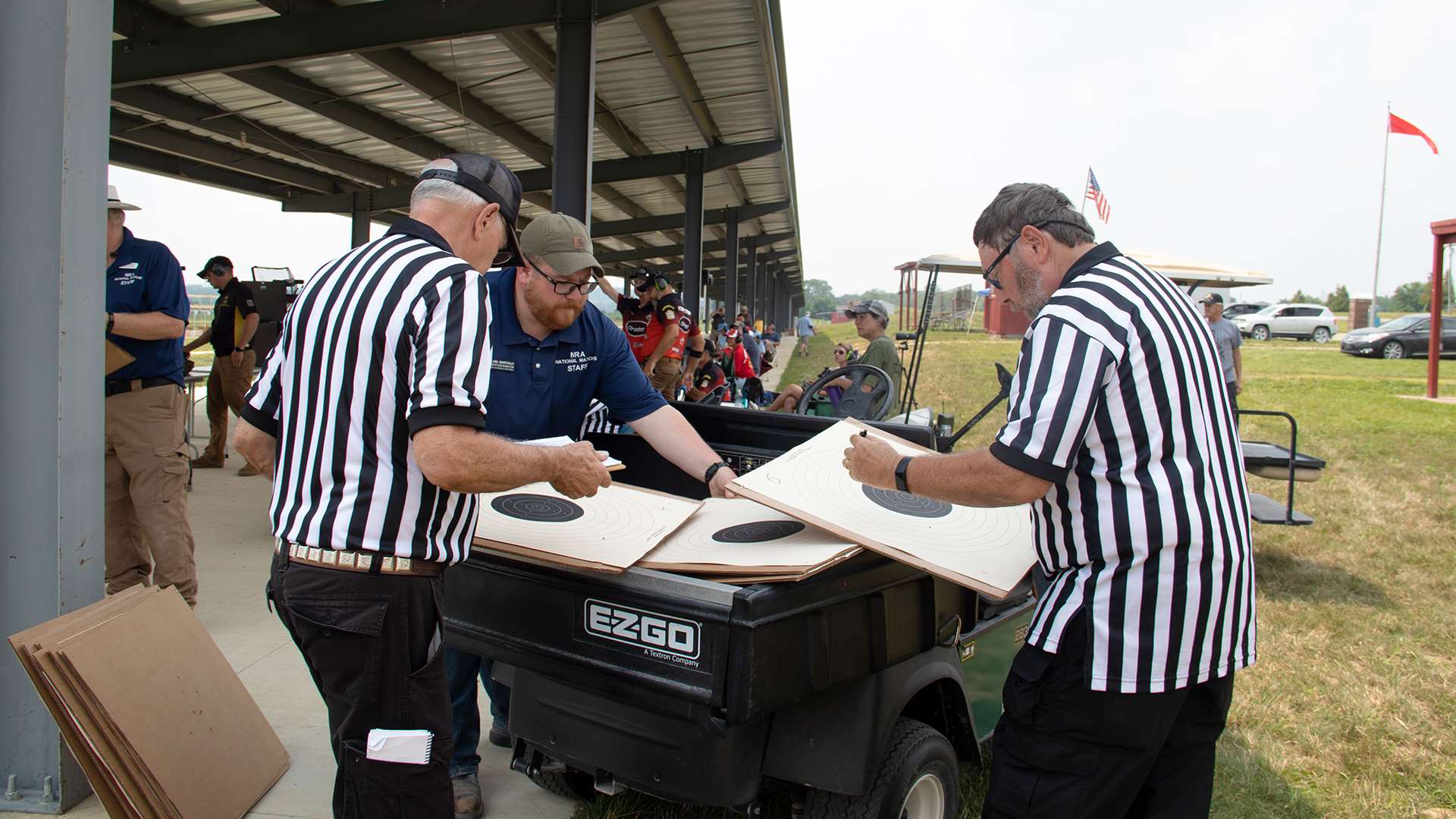 NRA match staff at Camp Atterbury