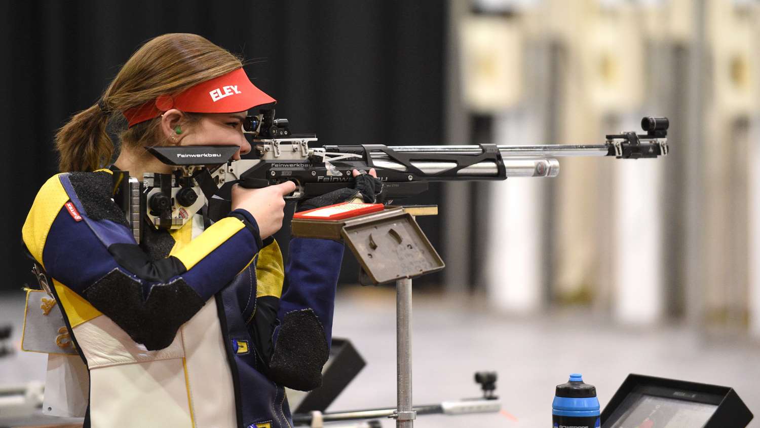 2017 NCAA Smallbore Rifle Champion Morgan Phillips of West Virginia University