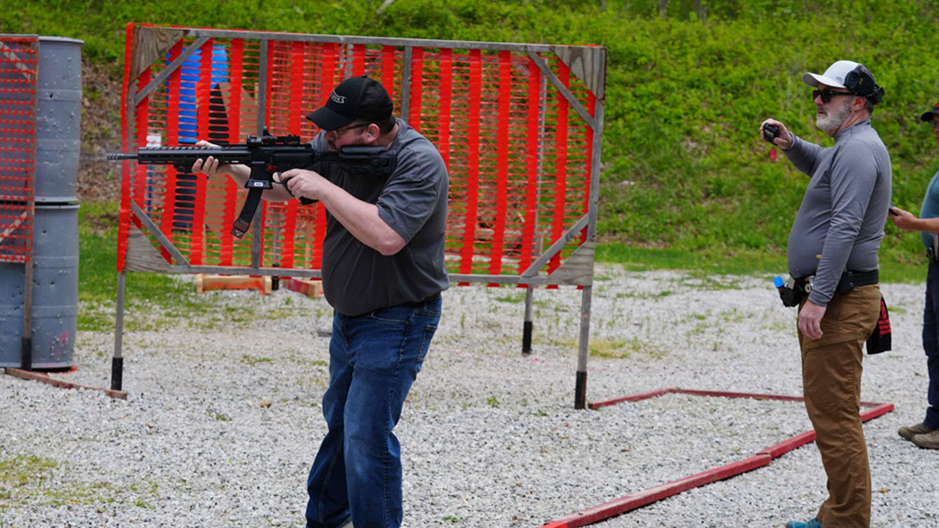 PCC competitor at USPSA match
