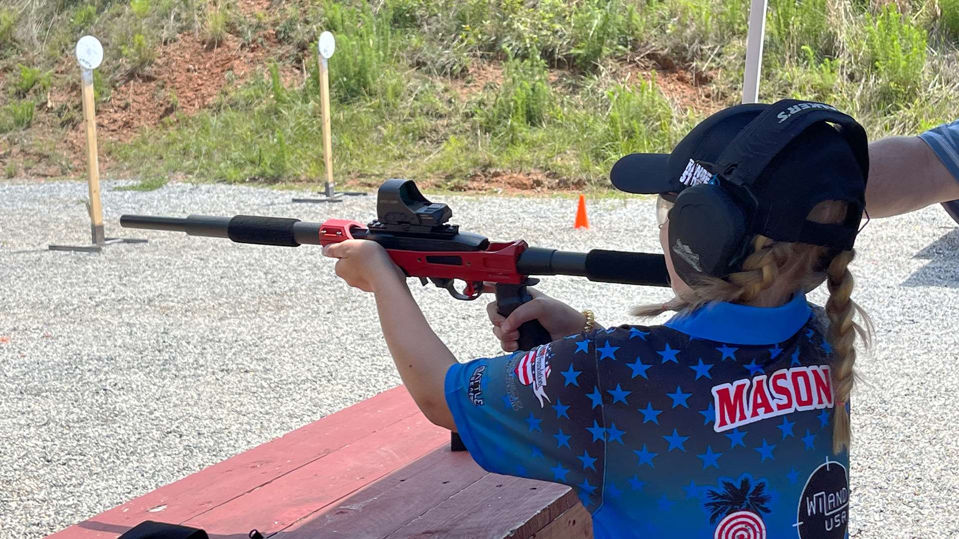 BaylorRose Mason with rifle