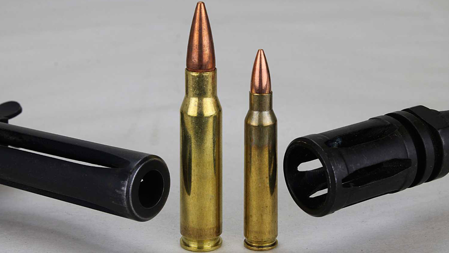 7.62 mm and 5.56 mm