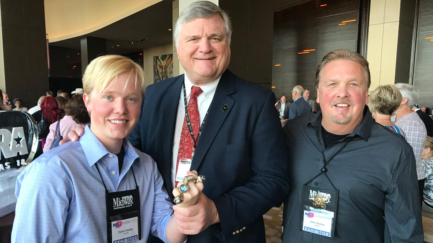 Dylan Holsey and Dave Butz at NRA Annual Meeting