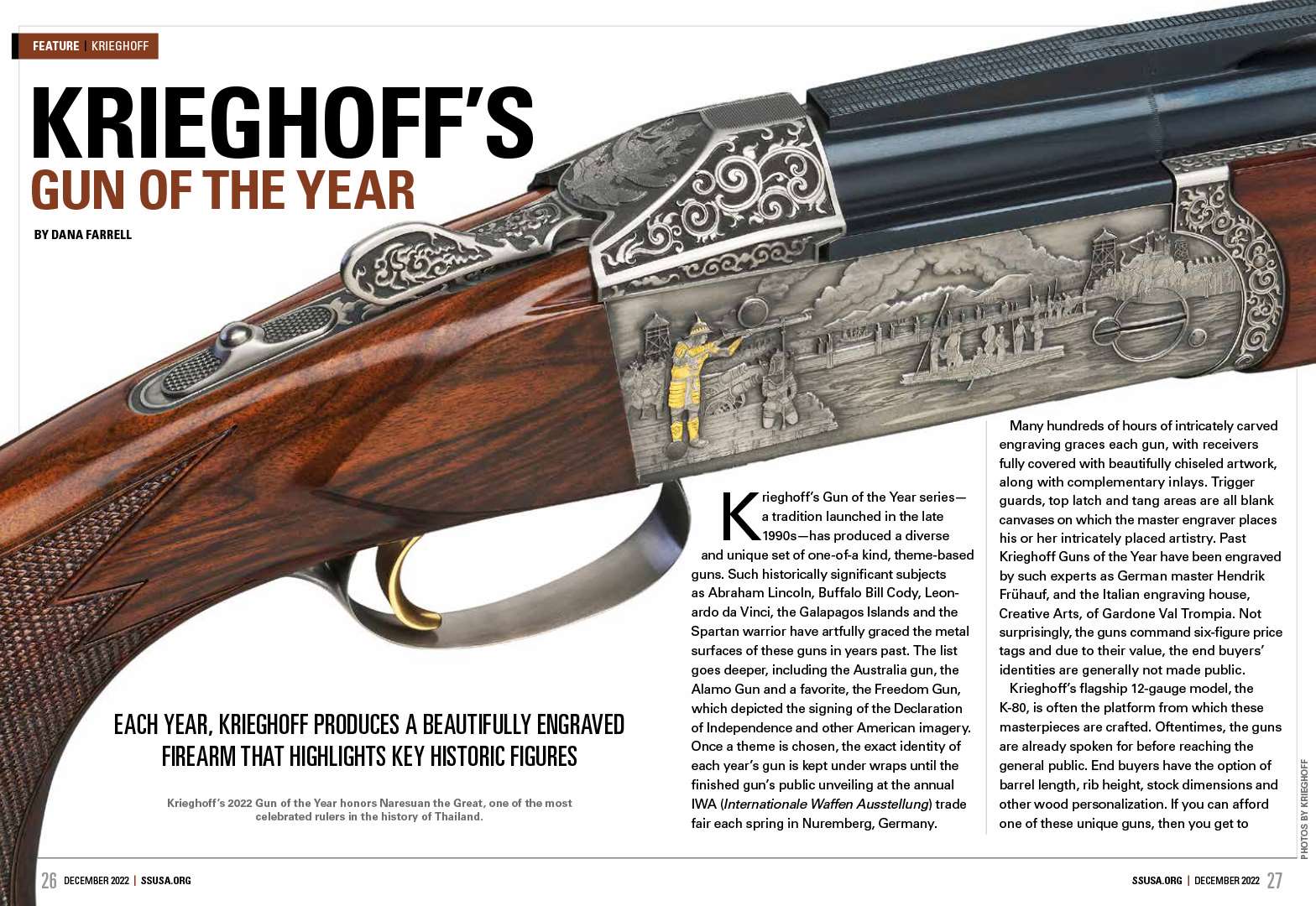 Krieghoff&#x27;s Gun of the Year