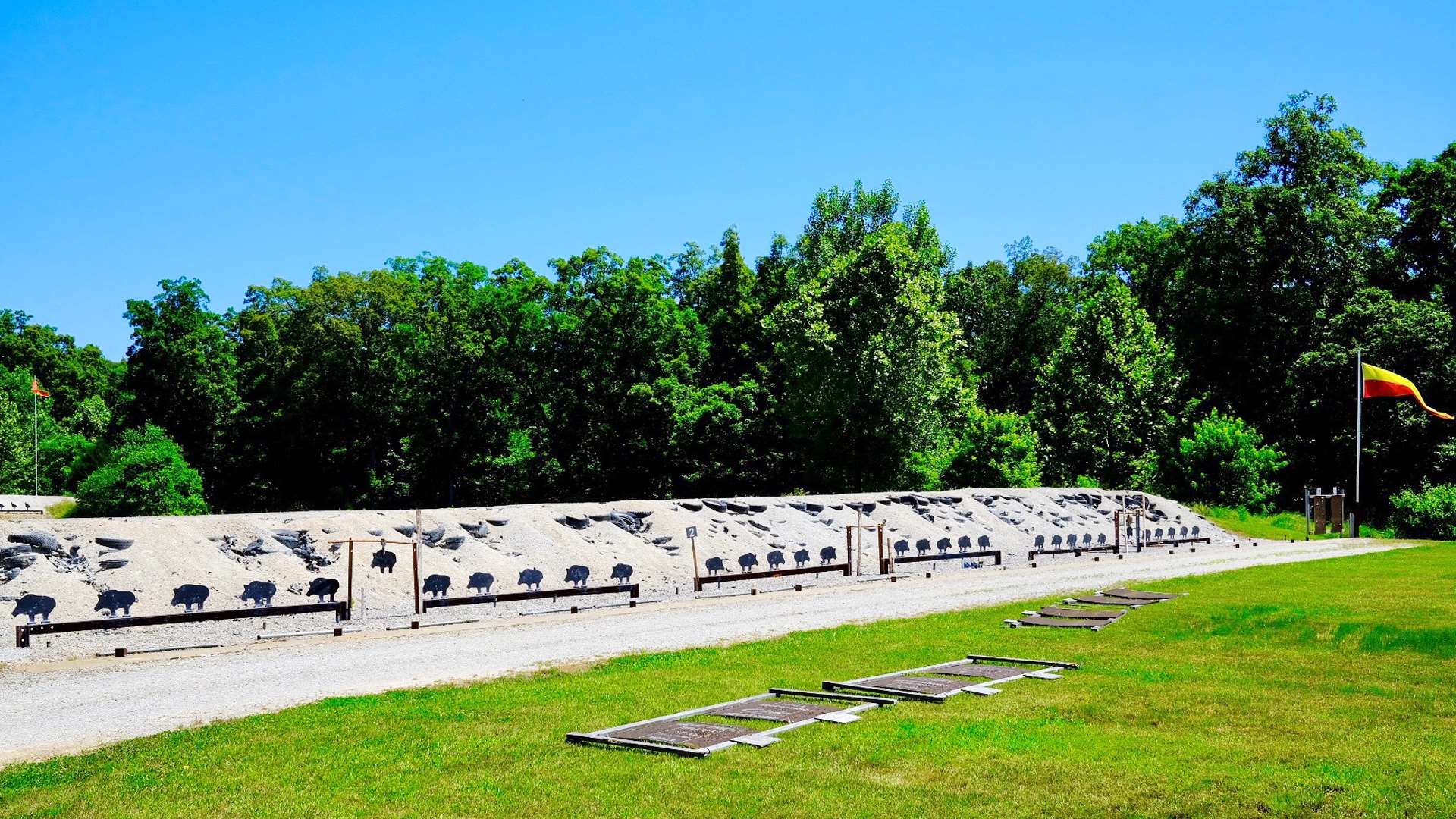 Bench Rest Rifle Club of St. Louis range for silhouette rifle competition