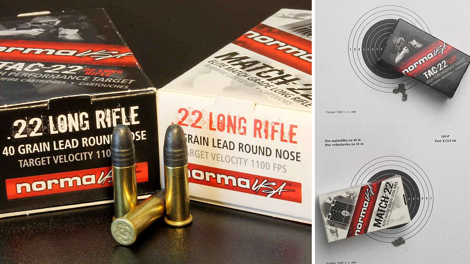 Norma-USA&#x27;s TAC-22 and Match-22 ammo