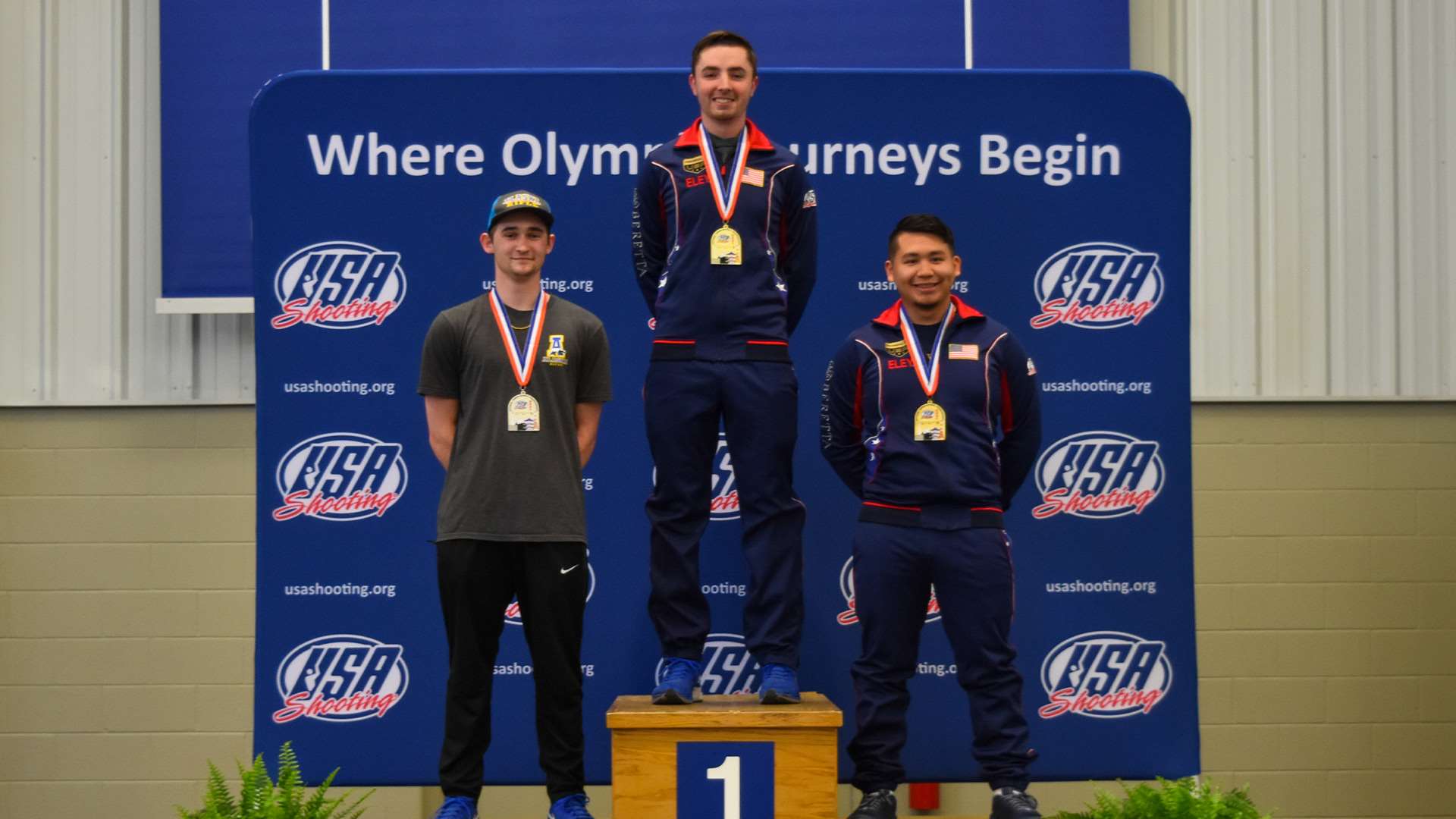 2021 NJORC men&#x27;s smallbore podium