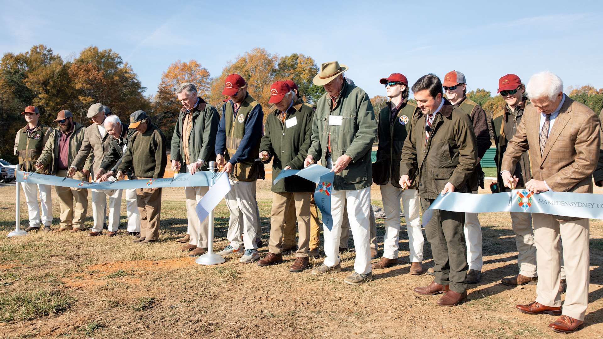 Ribbon-cutting ceremony for Hampden-Sydney College Shooting Sports Academy