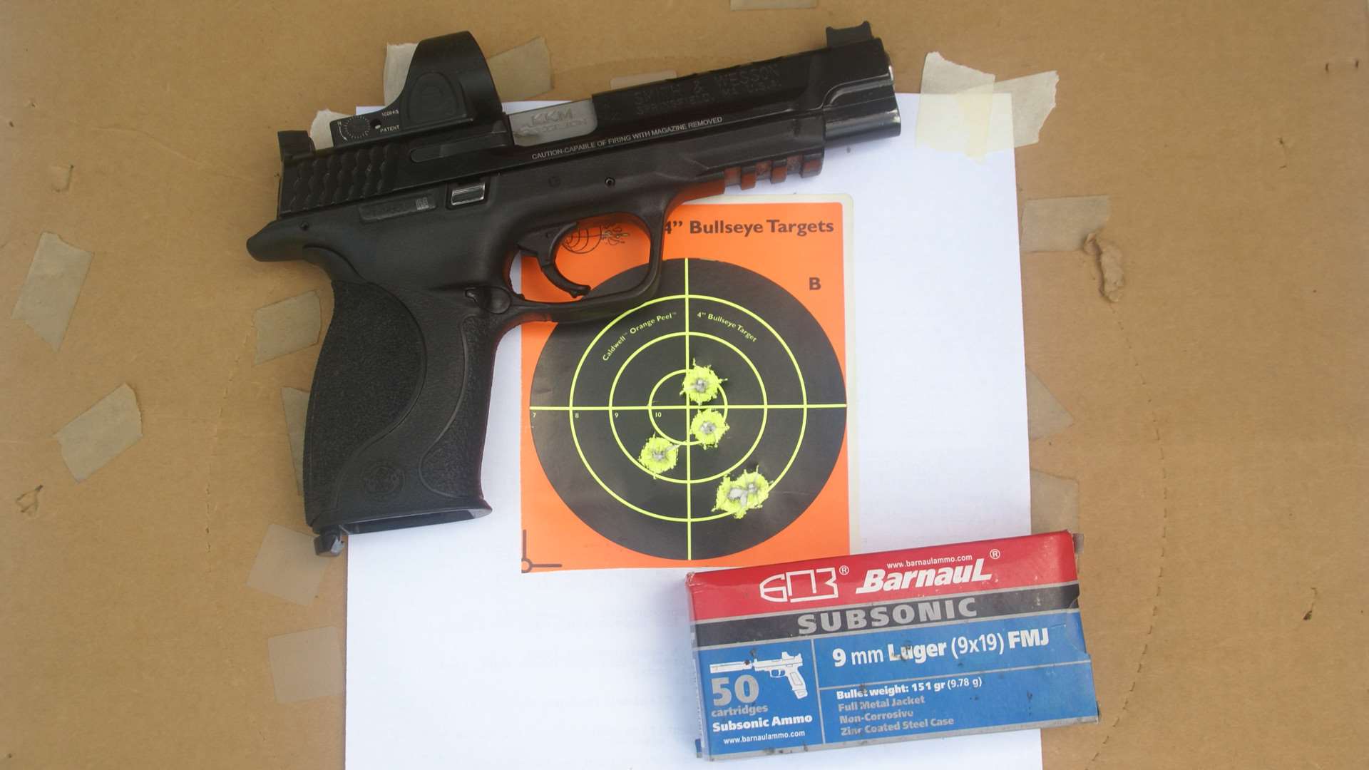 Barnaul 9 mm accuracy