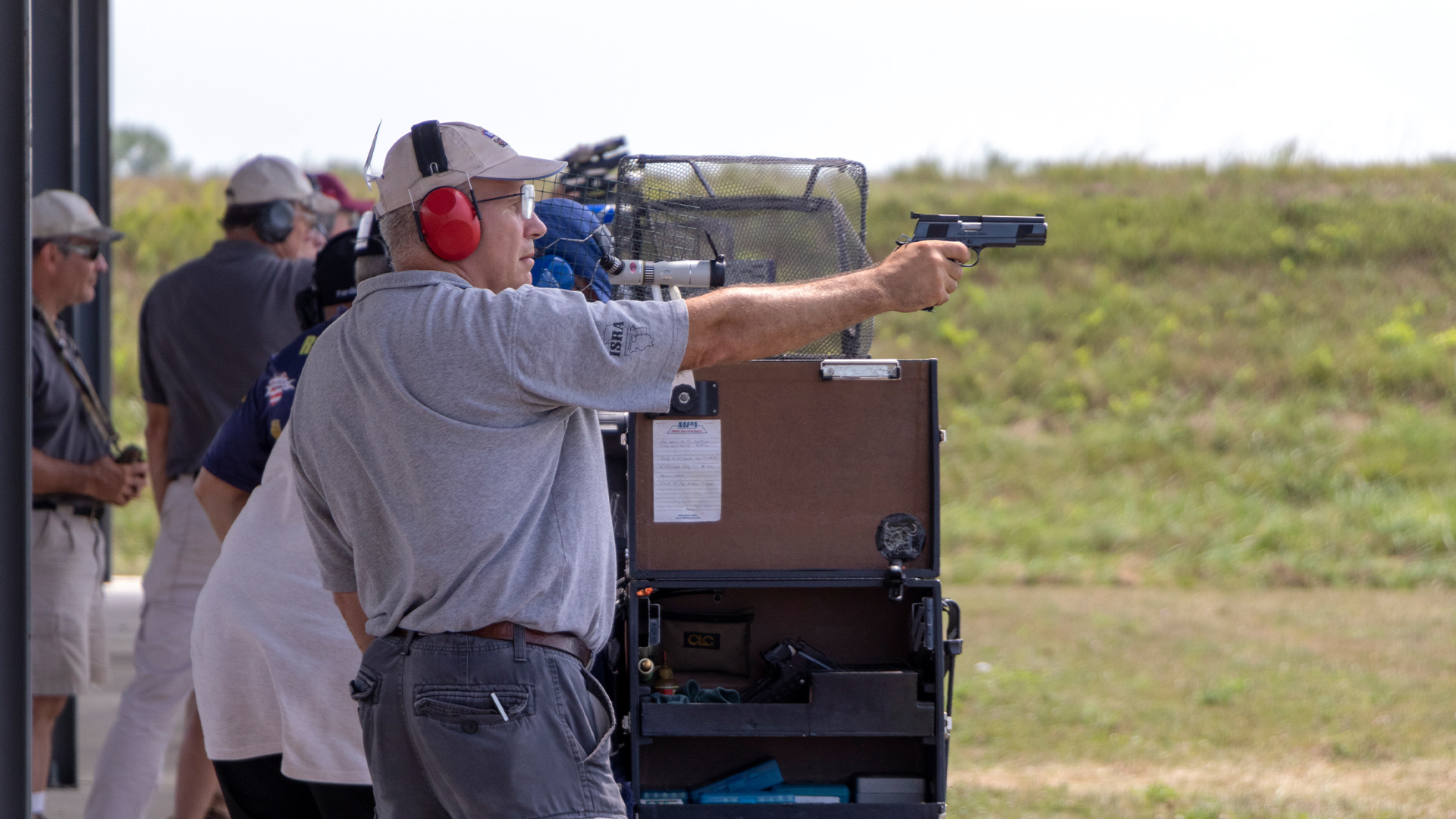 NRA Bullseye pistol shooter