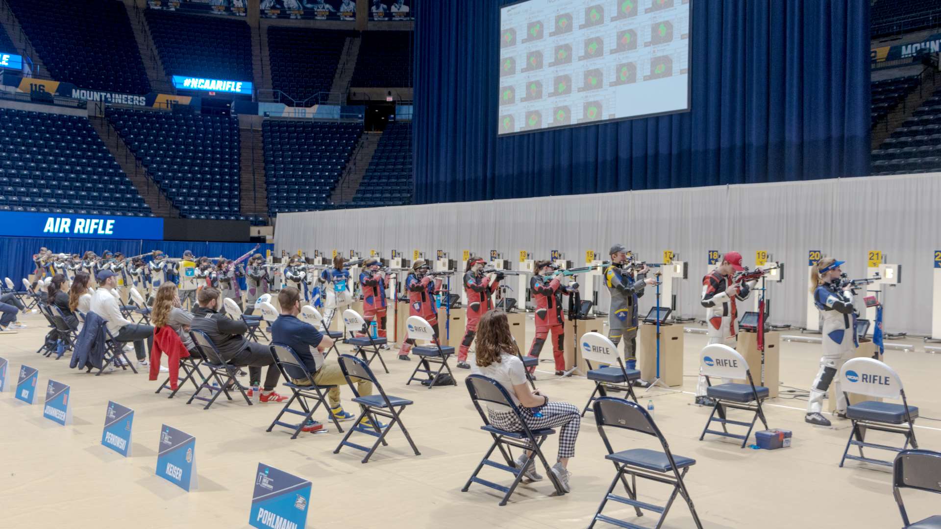 NCAA air rifle shooters