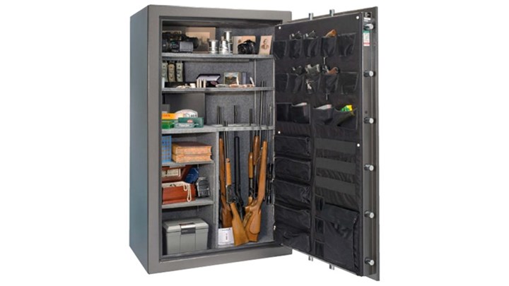 Gun safe for safe firearms storage