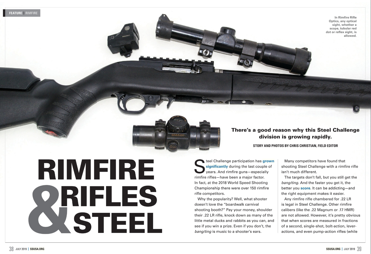 Rimfire Rifles &amp; Steel | Shooting Sports USA