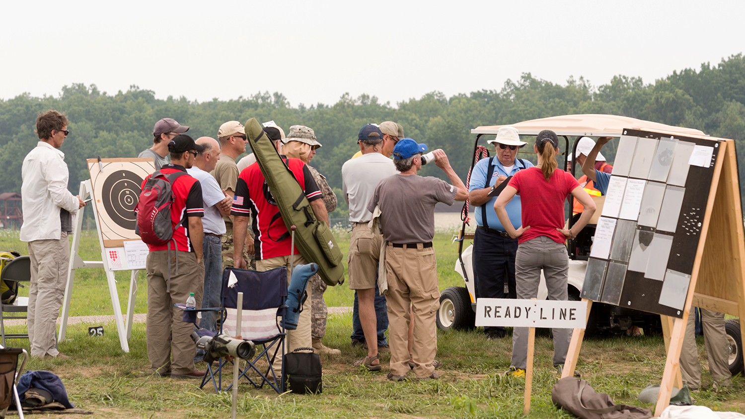 Shootoff briefing during day two at the NRA High Power Rifle Long Championships