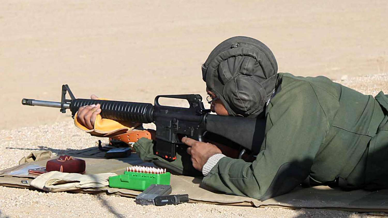 Headgear on display at 2018 WBD Match in Arizona